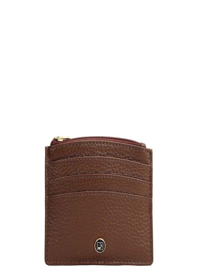 Da Milano Leather Card Holder for Men & for Women - Brown (10126OL) - Image 1
